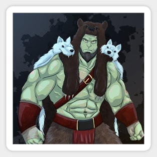 SkarGor Orc Barbarian Sticker